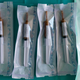 Syringes filled with stool being prepped for fecal microbiota transplantation.